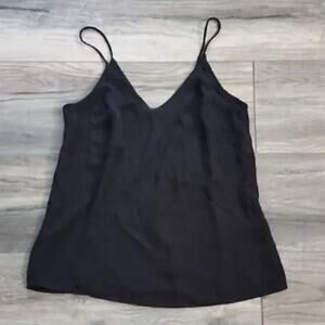 NWT, H&M • Black V Neck Tank Top Camisole, Size XS